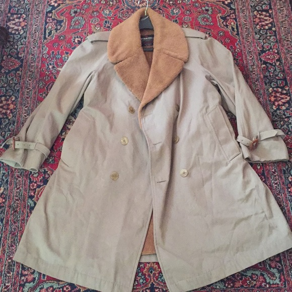 Invertere Jackets Coats Vintage Invertere Alpaca Lined Trench Coat Poshmark
